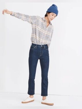 Madewell Slim Demi-Boot Jeans in Midwick Wash Size 24